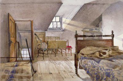 Indvendigt billede af Marshalsea Prison, Borough High Street, Southwark, London, 1887 af John Crowther