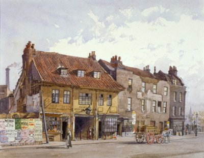 Lambeth Bridge Road, Lambeth, London, C1874 af John Crowther