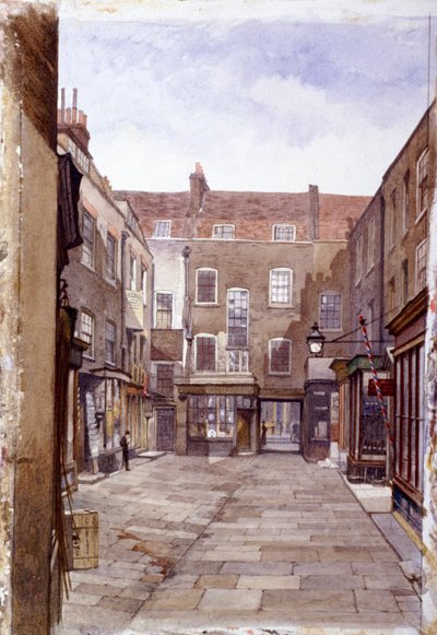 Lædersælgeres bygninger, London Wall, London, 1883 af John Crowther