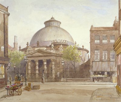 Spa Fields Chapel, Exmouth Street, Finsbury, London, 1886 af John Crowther