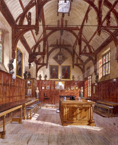 Staple Inn hall, London, 1882 af John Crowther