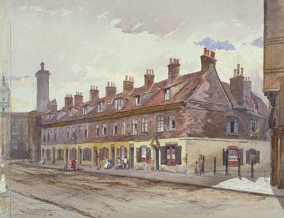 Udsigt over Old Pye Street, Westminster, London, 1883 af John Crowther