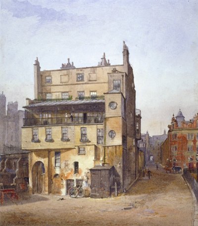Udsigt over et hus, Cecil Street, Westminster, London, 1882 af John Crowther