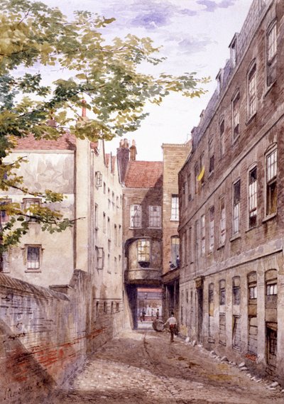 White Horse Inn, Fetter Lane, London, 1882 af John Crowther
