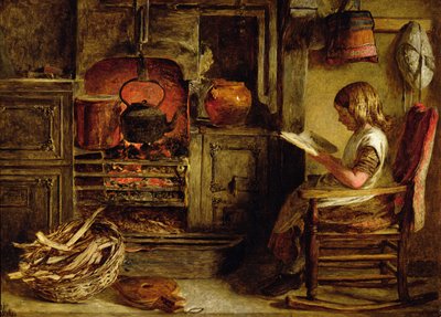The Cottage Fireside af John Dawson Watson