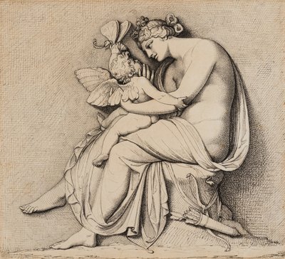 Venus og Amor af John Deare