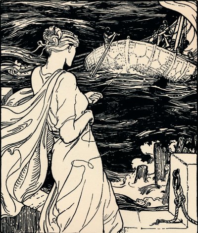 The Queen of the Magic Cew, c1900 af John Dickson Batten