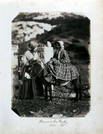 Eleanor og hendes æsel af John Dillwyn Llewelyn