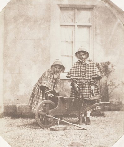 Elinor og Lucy Llewelyn, 1853-56. af John Dillwyn Llewelyn