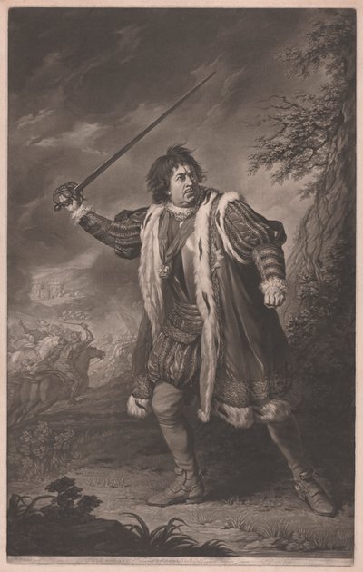 David Garrick som Richard III af John Dixon