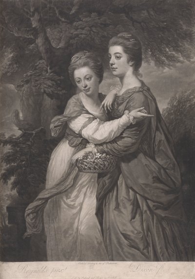 Elizabeth og Emma Crewe af John Dixon