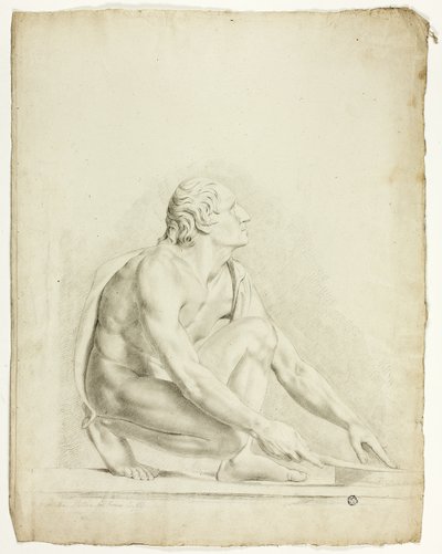 Gammel statue: Knifesliberen af John Downman