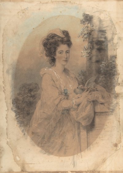 Isabella Hunter, kunstnerens kusine, 1781. af John Downman