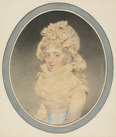 Lady Caroline Wrottesley, 1792. af John Downman