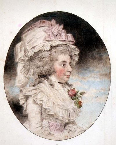 No.2314.f7 The Hon. Fru Bruce som Muslin i "The Way to Keep Him". af John Downman