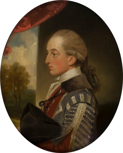 Portræt af Henry Bridgeman (1757-1782), ca. 1770-82 (olie på kobber) af John Downman