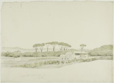 Raffaelles Villa Medici, Rom af John Downman