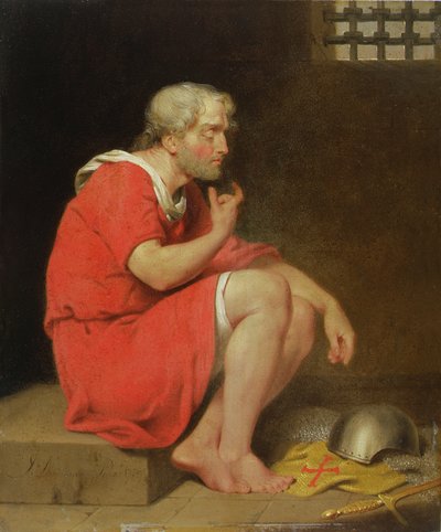 Robert (ca. 1054-1134) hertug af Normandiet i fængsel af John Downman