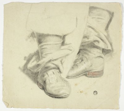 Støvler af stående figur fra det 17. århundrede af John Downman