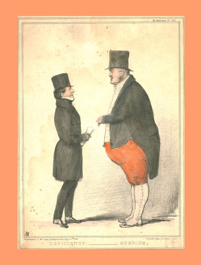 Mangel. - Overskud., 1836. af John Doyle