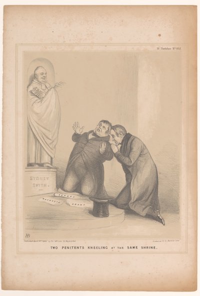 Spotprent mødte premier Robert Peel og Daniel O