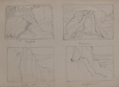 Eurydice, Rendezvous, Lukket dør, Bøn (blyant) af John Duncan