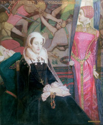 "In My End is My Beginning" (akvarel forstærket med gouache på papir) af John Duncan