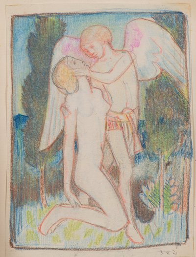 Kærlighed går forbi (blyant) af John Duncan