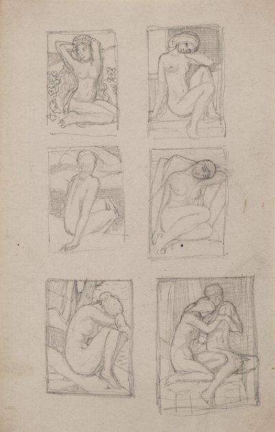 Idealets præst, Stephen Grahams (blyant) af John Duncan