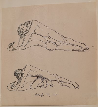 Kvæl dine synder (pen og blæk) af John Duncan