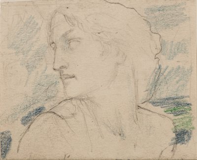 Uden titel [Kvindefigur] (blyant) af John Duncan