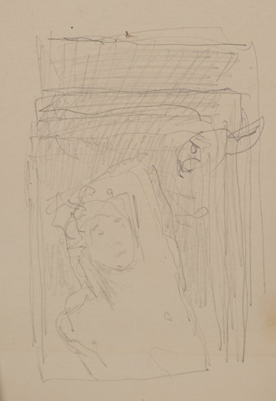 Uden titel [Mandfigur] (blyant) af John Duncan