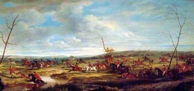 Løbetur nær Melton Mowbray, 1824 af John E. Ferneley