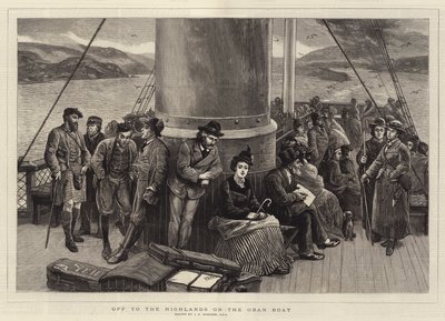 På vej til højlandet med Oban-båden af John Evan Hodgson