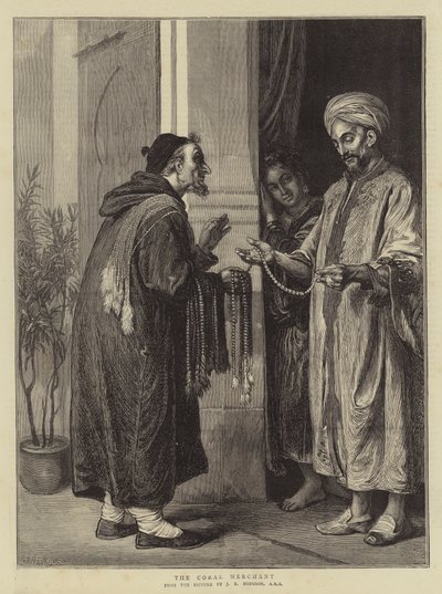 Den koralfarvede Marchant af John Evan Hodgson