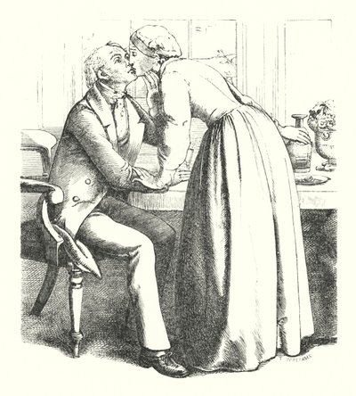 Møllerens datter (gravering) af John Everett (after) Millais