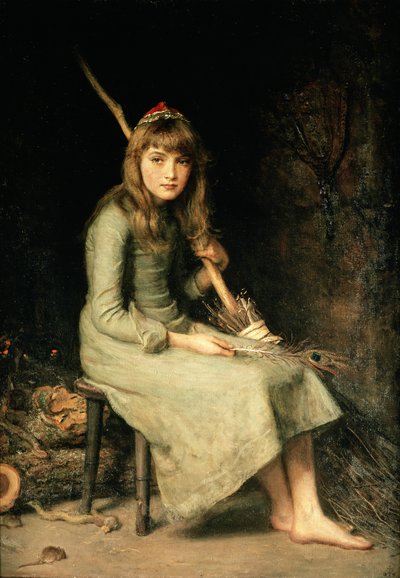 Askepot, 1881 af John Everett Millais