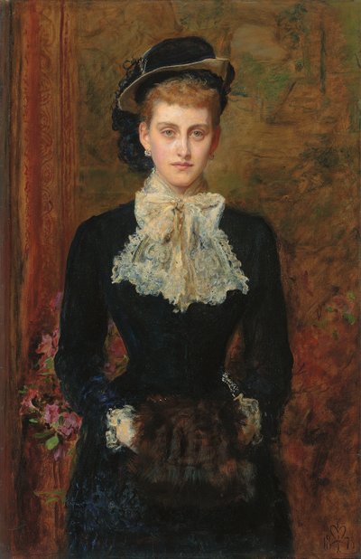 Grevinde de Pourtales, den tidligere fru, 1876 af John Everett Millais