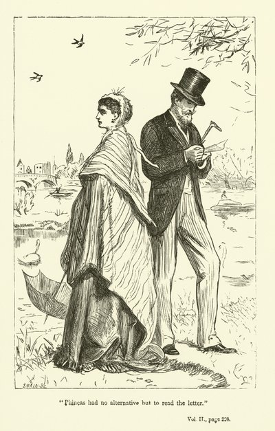 Illustration til Phineas Finn af Anthony Trollope af John Everett Millais