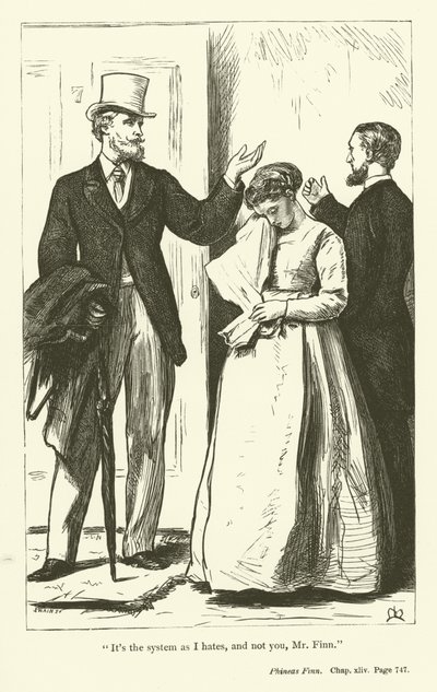 Illustration til Phineas Finn af Anthony Trollope af John Everett Millais