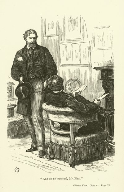 Illustration til Phineas Finn af Anthony Trollope af John Everett Millais