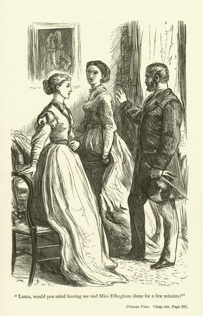 Illustration til Phineas Finn af Anthony Trollope af John Everett Millais
