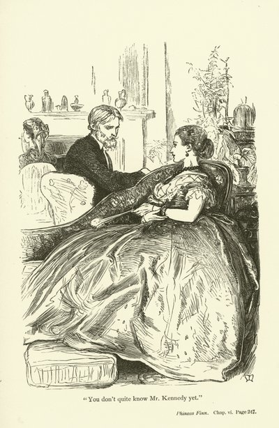 Illustration til Phineas Finn af Anthony Trollope af John Everett Millais