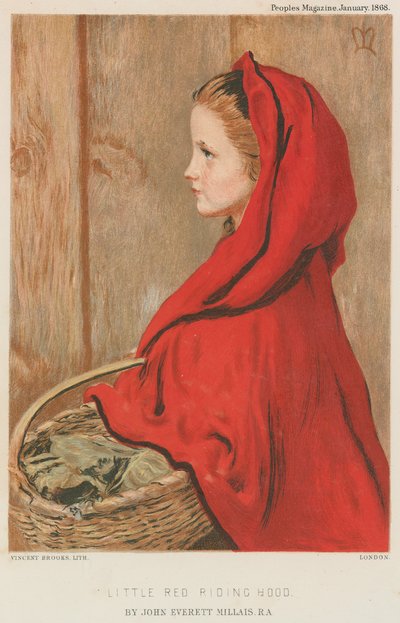Lille Rødhætte af John Everett Millais