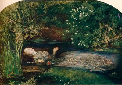 Ophelia, 1851-2, 1911 af John Everett Millais