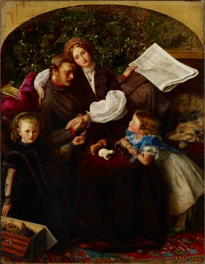 Fred sluttet, 1856 af John Everett Millais