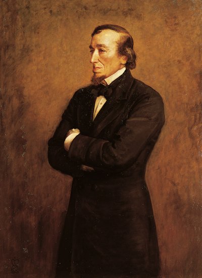 Portræt af Benjamin Disraeli, I Count of Beaconsfield (maleri) af John Everett Millais