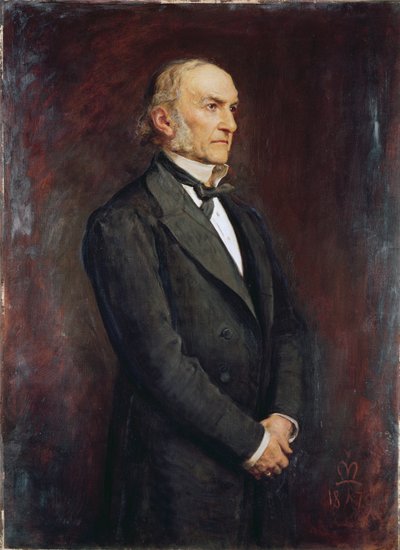 Portræt af William Ewart Galdstone (1809-1898) 1879 af John Everett Millais
