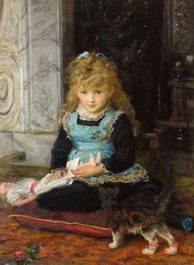 bestøvlede kat af John Everett Millais