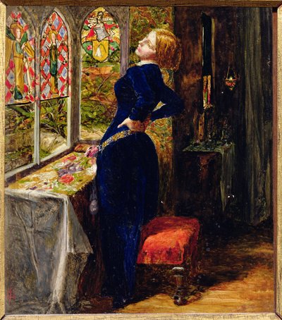 Studie for Mariana i Moated Grange (se MAK 618) af John Everett Millais